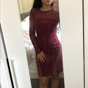 NWT Topshop Burgundy Dress